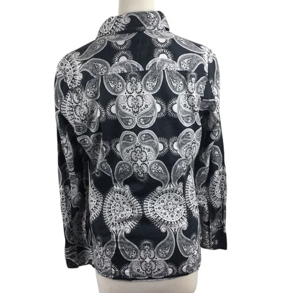 Tommy‎ Hilfiger Paisley Button-Up Shirt, Size M - Picture 2 of 7
